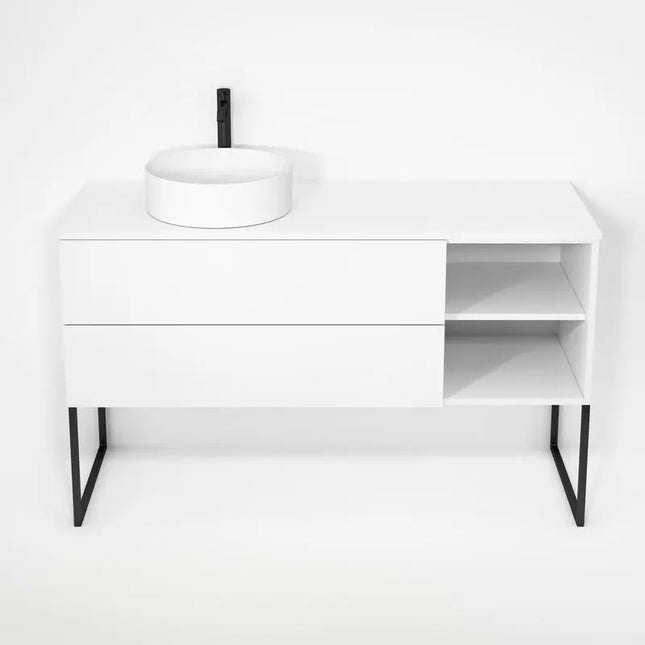 Rubi Haus Cabinet/Laminate Top/U Legs Set Mbl RHS1400LKU01MBL - Plumbing Market