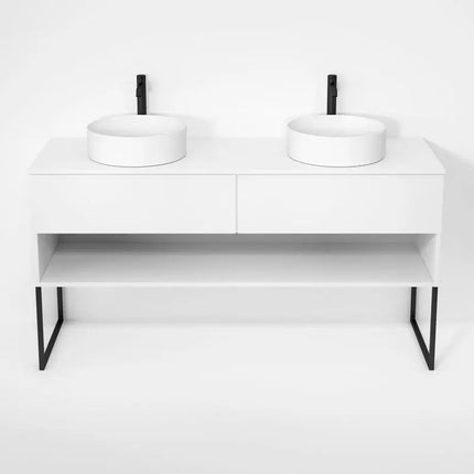 Rubi Haus Cabinet/Laminate Top/U Legs Set Mbl RHS1600DKU01MBL - Plumbing Market