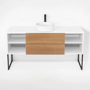 Rubi Haus Cabinet/Laminate Top/U Legs Set Mbl+No RHS1600KU01MBL-NO - Plumbing Market