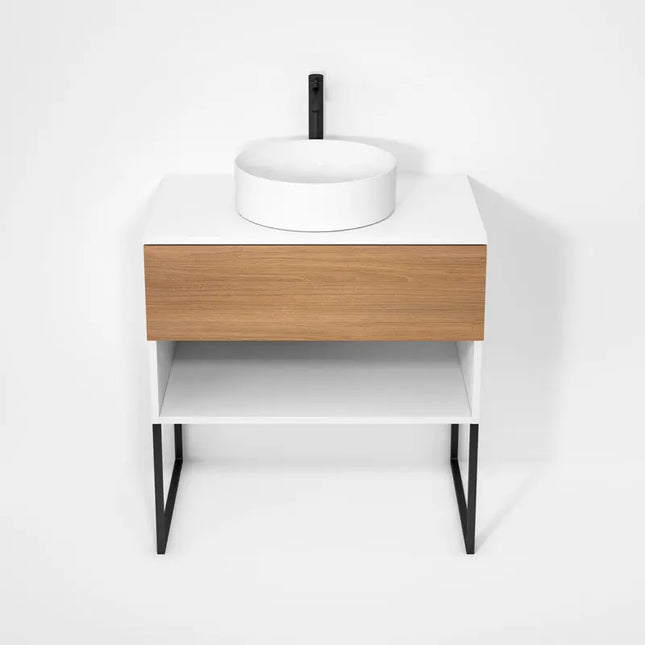 Rubi Haus Cabinet/Laminate Top/U Legs Set Mbl+No RHS800KU01MBL-NO - Plumbing Market