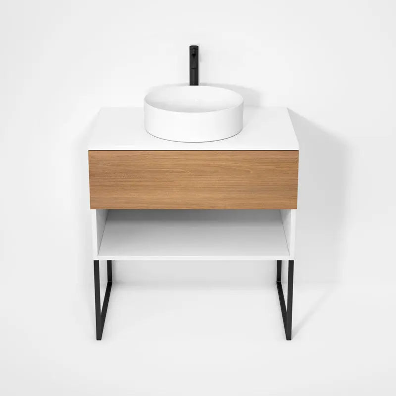 Rubi Haus Cabinet/Laminate Top/U Legs Set Mbl+No RHS800KU01MBL-NO - Plumbing Market