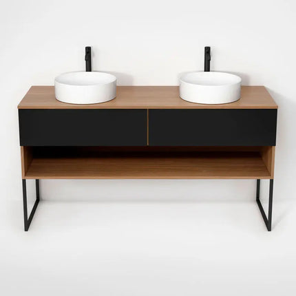 Rubi Haus Cabinet/Laminate Top/U Legs Set No+Mbk RHS1600DKU01NO-MBK - Plumbing Market