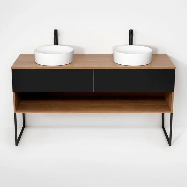 Rubi Haus Cabinet/Laminate Top/U Legs Set No+Mbk RHS1600DKU01NO-MBK - Plumbing Market