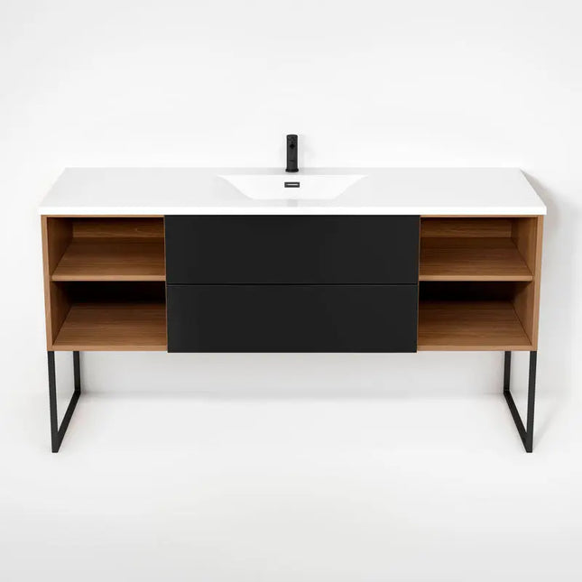 Rubi Haus Cabinet/Basin/U Legs Set No+Mbk RHS1600KU02NO-MBK - Plumbing Market