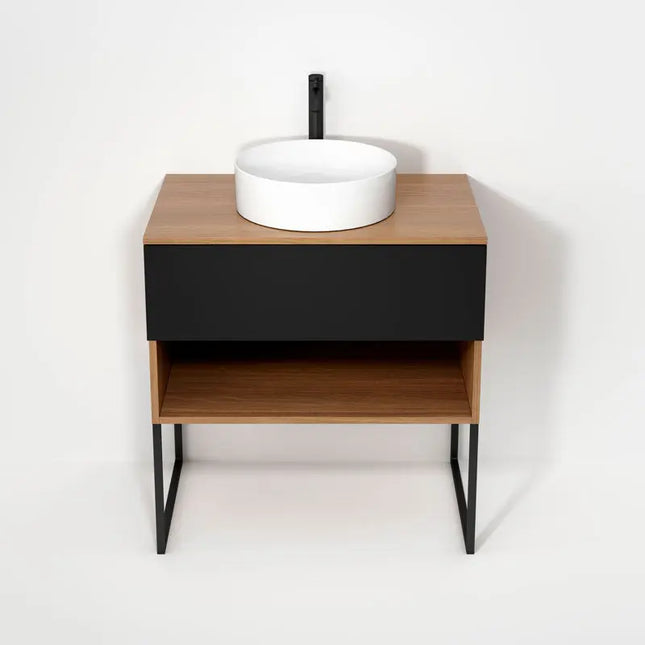 Rubi Haus Cabinet/Laminate Top/U Legs Set No+Mbk RHS800KU01NO-MBK - Plumbing Market