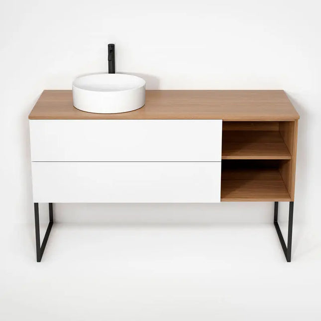 Rubi Haus Cabinet/Laminate Top/U Legs Set No+Mbl RHS1400LKU01NO-MBL - Plumbing Market