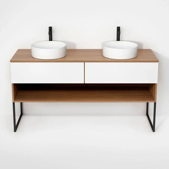 Rubi Haus Cabinet/Laminate Top/U Legs Set No+Mbl RHS1600DKU01NO-MBL - Plumbing Market