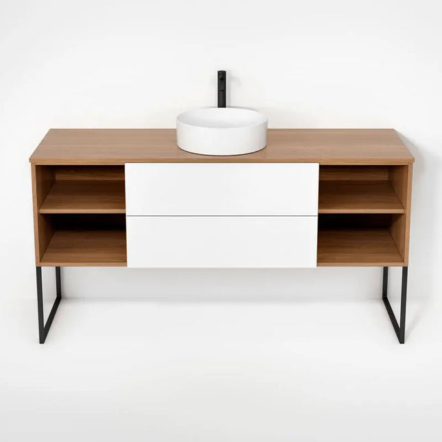 Rubi Haus Cabinet/Laminate Top/U Legs Set No+Mbl RHS1600KU01NO-MBL - Plumbing Market