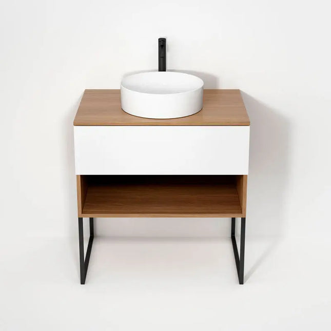 Rubi Haus Cabinet/Laminate Top/U Legs Set No+Mbl RHS800KU01NO-MBL - Plumbing Market