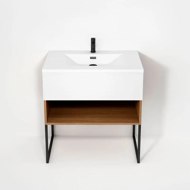 Rubi Haus Cabinet/Basin/U Legs Set No+Mbl RHS800KU02NO-MBL - Plumbing Market