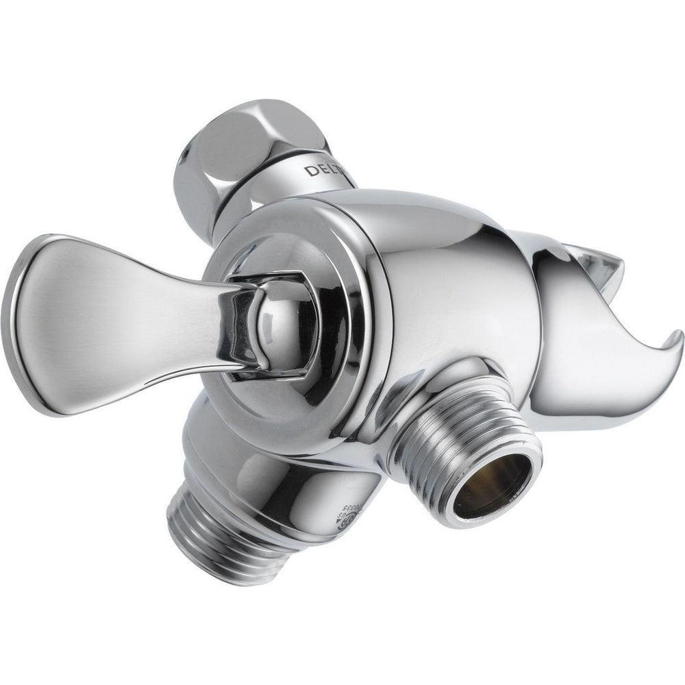 Delta All-Brass 3-Way Shr Arm Diverter/Mount With Lever - Chrome