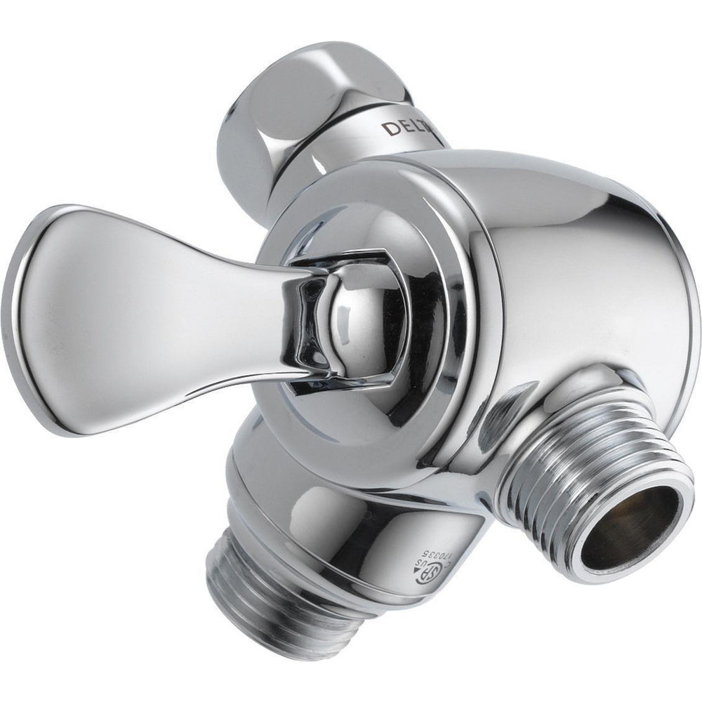 Delta Premium All-Brass 3-Way Shr Arm Diverter With Lever - Chrome