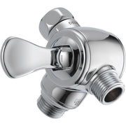 Delta Premium All-Brass 3-Way Shr Arm Diverter With Lever - Chrome