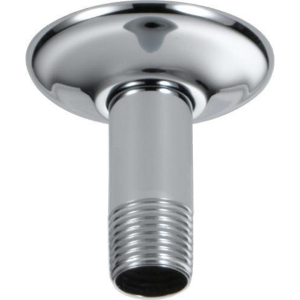 Delta 3 Inch Shower Arm Overhead Mount With Flange - Chrome