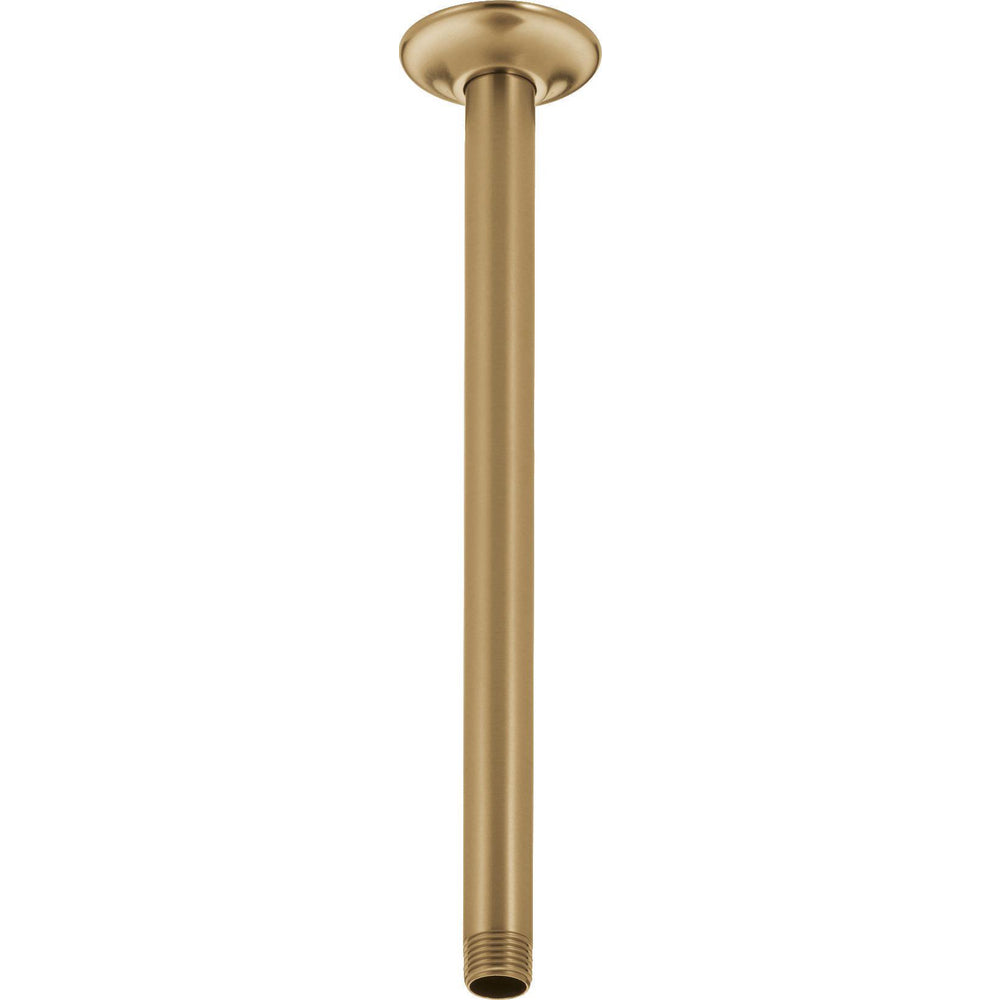 Delta Shower Arm & Flange 14" Ceiling Mount - Champagne Bronze