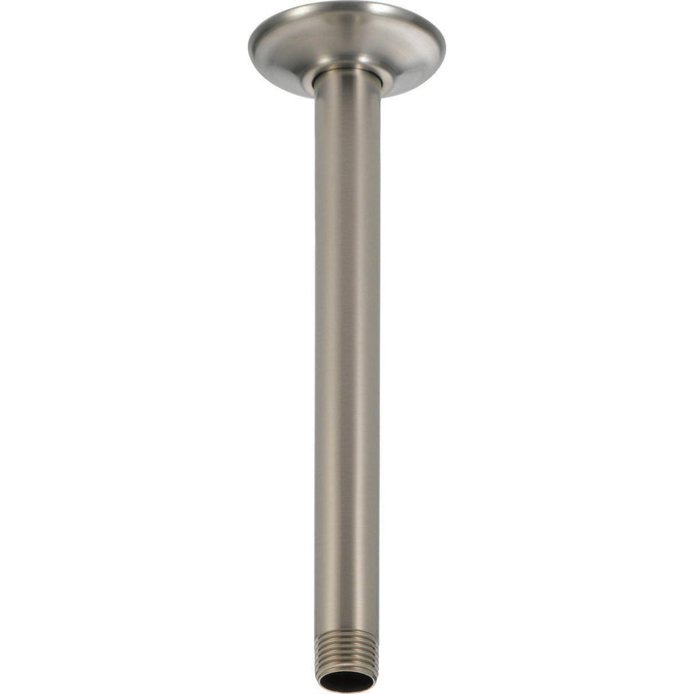 Delta 9 Inch Shower Arm Overhead Mount With Flange - Stainless