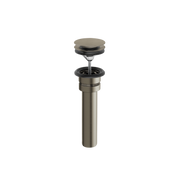 Aquabrass Universal Drain UNI99 in brushed black chrome