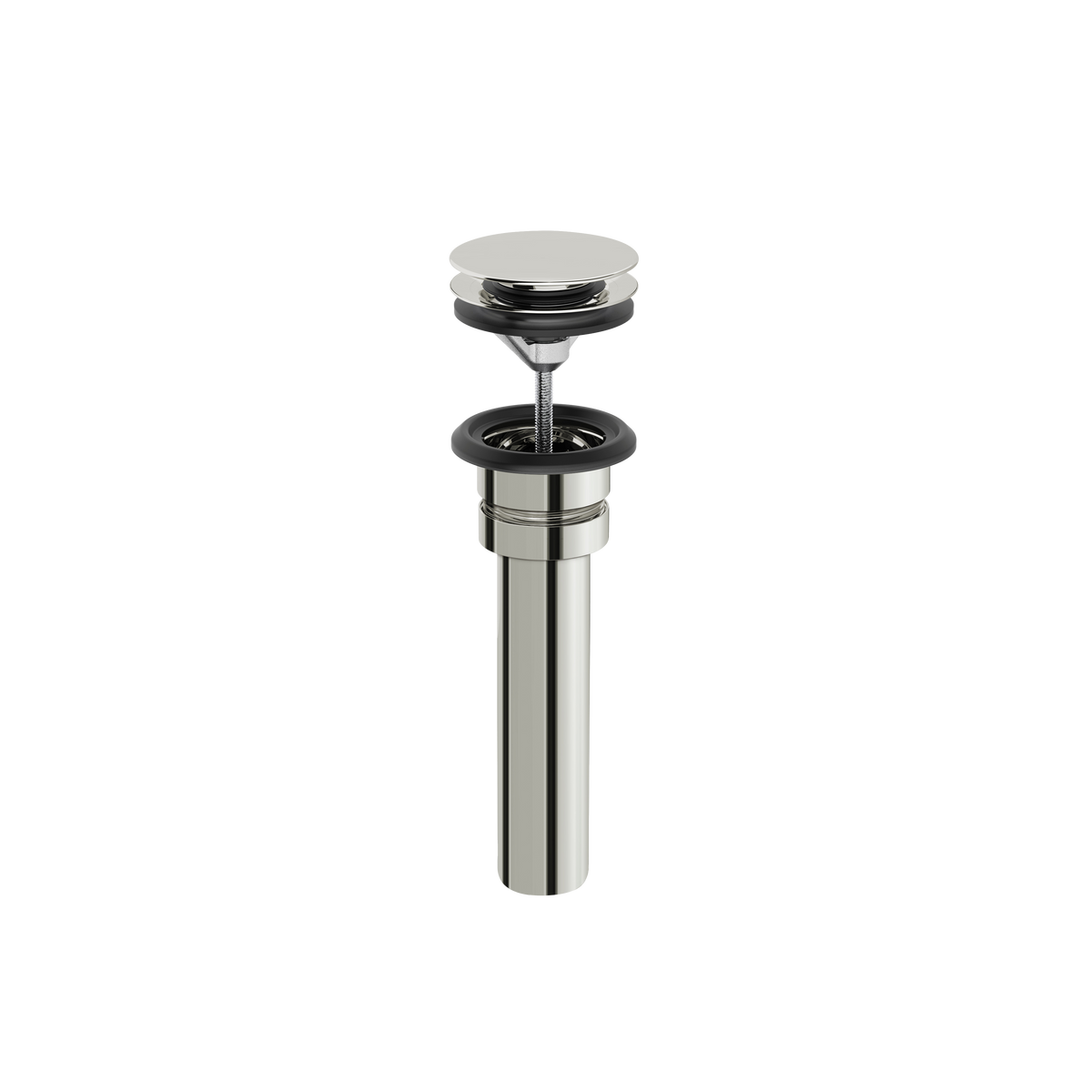 Aquabrass Universal Drain UNI99 in polished nickel