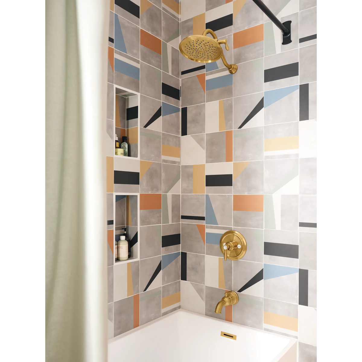 Moen Weymouth M-CORE 3-Series Tub/Shower UTS33103EP in Brushed Gold (UTS33103EPBG) - view 3