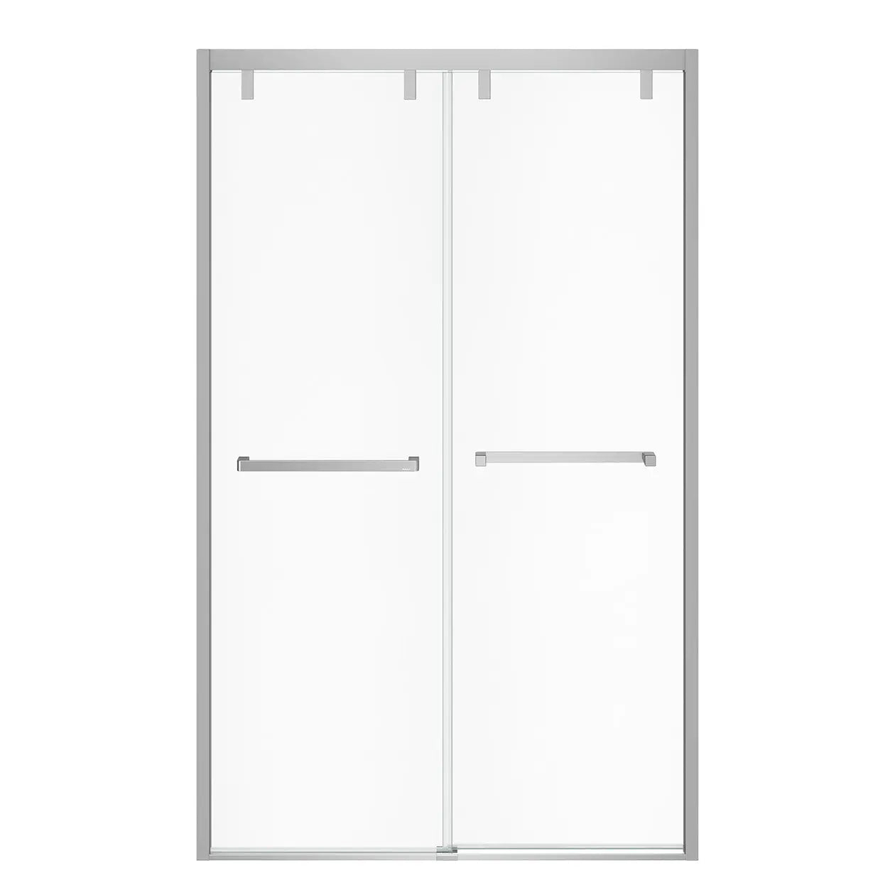 Uptown 44-47 x 76 in. 8 mm Bypass Shower Door for Alcove Installation with Clear glass in Chrome - Plumbing Market