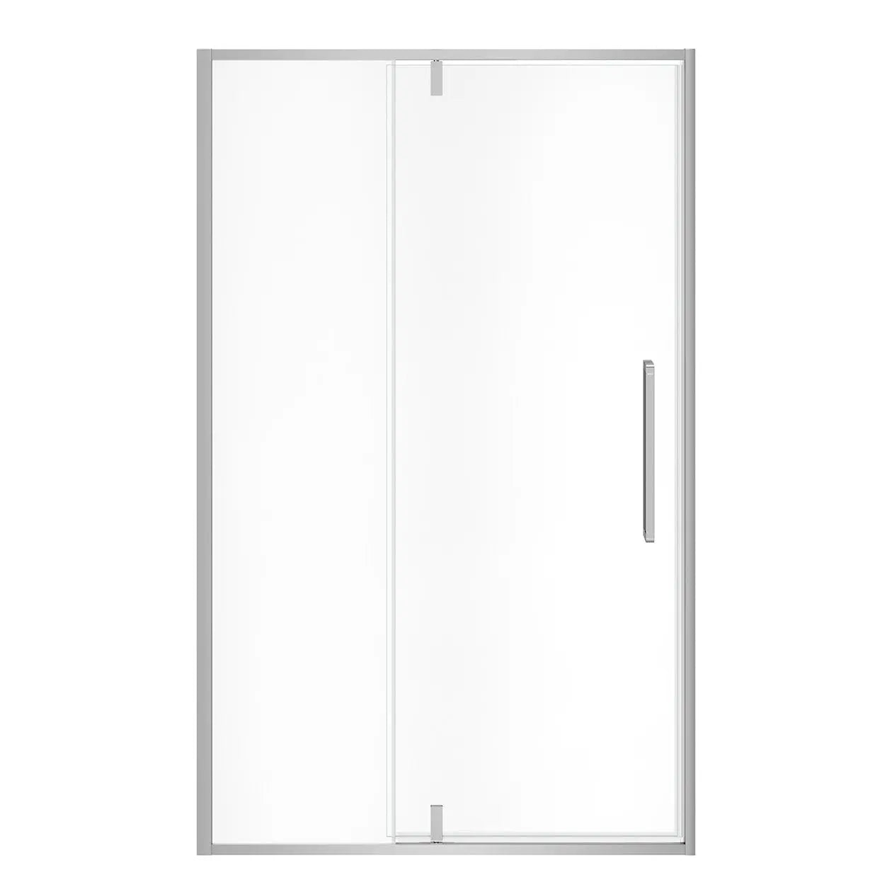 Uptown 45-47 x 76 in. 8 mm Pivot Shower Door for Alcove Installation with Clear glass in Chrome - Plumbing Market