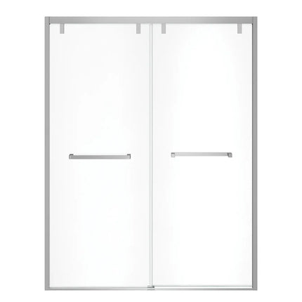Uptown 56-59 x 76 in. 8 mm Bypass Shower Door for Alcove Installation with Clear glass in Chrome - Plumbing Market