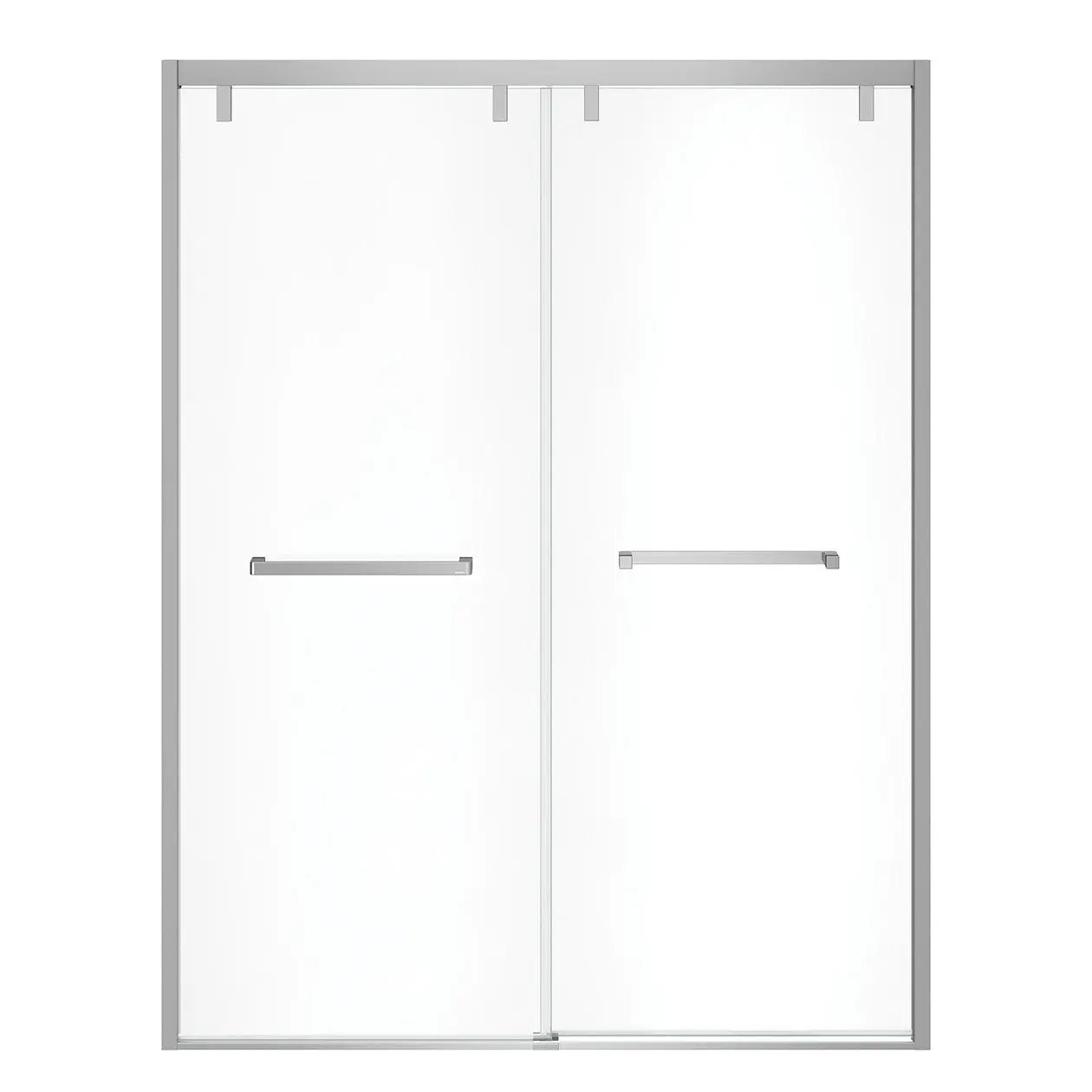 Uptown 56-59 x 76 in. 8 mm Bypass Shower Door for Alcove Installation with Clear glass in Chrome - Plumbing Market