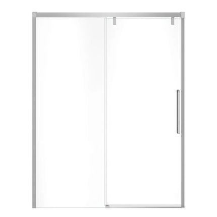 Uptown 56-59 x 76 in. 8 mm Sliding Shower Door for Alcove Installation with Clear glass in Chrome - Plumbing Market