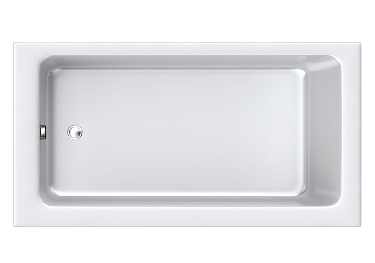 Oceania Urbania 6031 Bathtub 60" x 31" x 17.5" - Alcove, Corner or Back-to-Wall