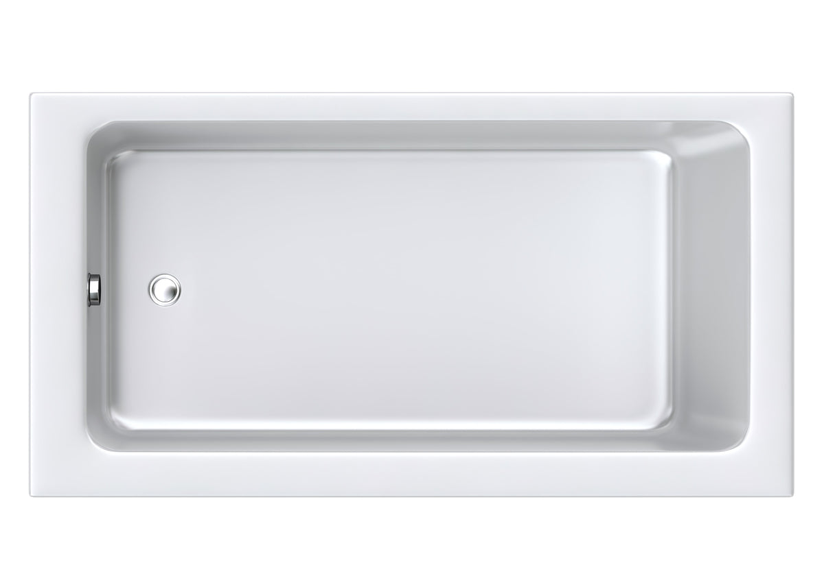Oceania Urbania 6031 Bathtub 60" x 31" x 17.5" - Alcove, Corner or Back-to-Wall