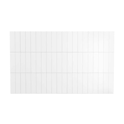 Versaline 6036 Composite Glue-up Four-Piece Shower Wall Kit in Vertical White - Plumbing Market