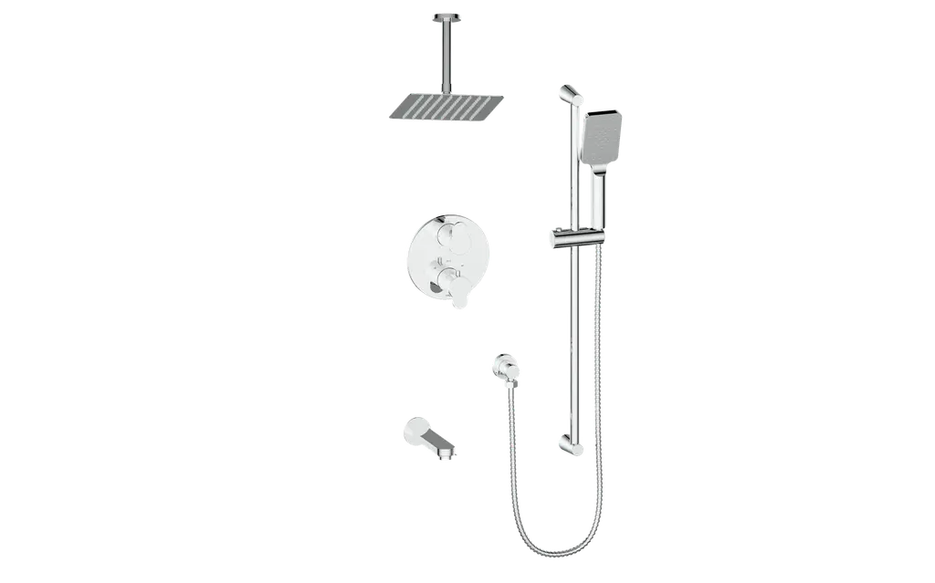 Vogt LUSTEN TRIM FOR 3-WAY TH SHOWER KIT WITH 6" CEILING ARM N/A - Plumbing Market