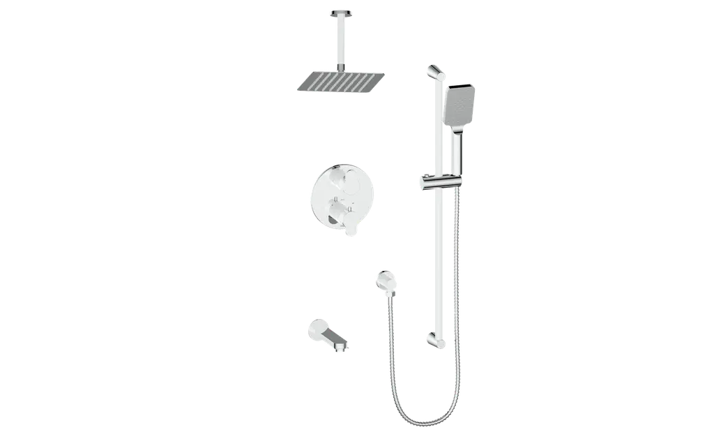 Vogt LUSTEN TRIM FOR 3-WAY TH SHOWER KIT WITH 6" CEILING ARM N/A - Plumbing Market