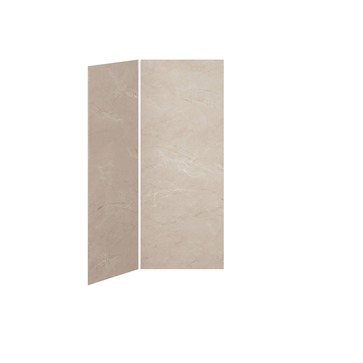 Kalia 36x36 Minerals #520 36x36 2-Panel 84'' Shower Wall Kit for Corner Installation - Minerals #520 Gloss WA2006-520-001