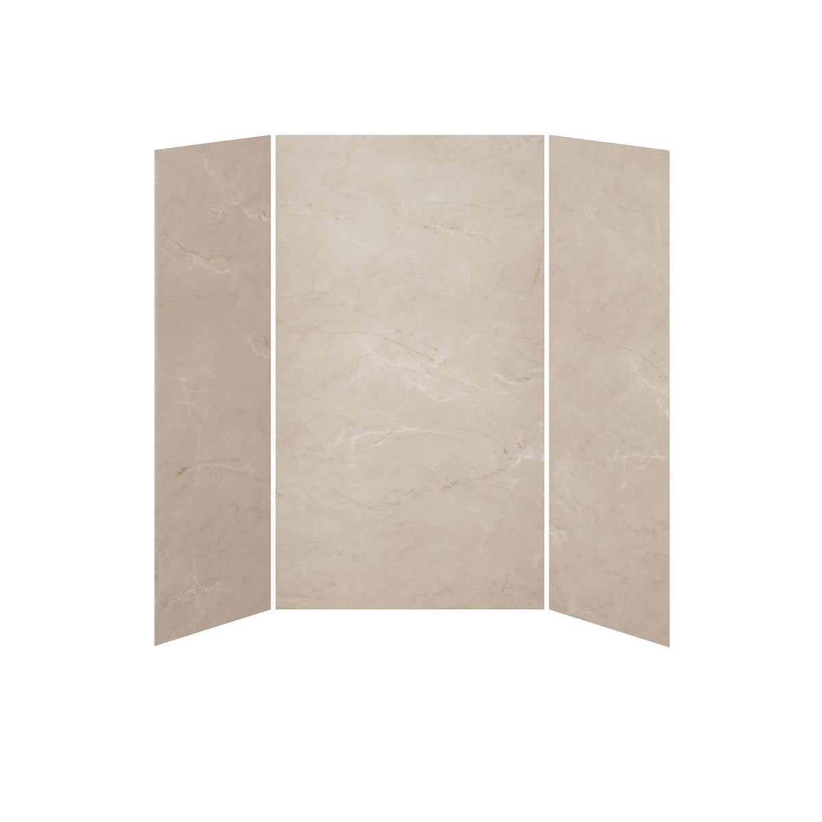 Kalia 36x48x36 Minerals #520 48x36 3-Panel 84'' Shower Wall Kit for Alcove Installation - Minerals #520 Gloss WA2010-520-001
