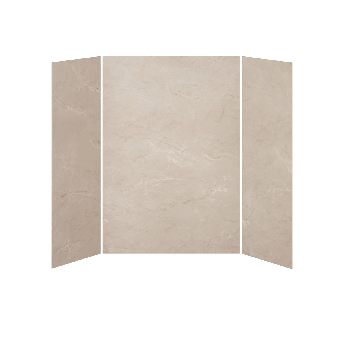 Kalia 36x60x36 Minerals #520 60x36 3-Panel 84'' Shower Wall Kit for Alcove Installation - Minerals #520 Gloss WA2011-520-001
