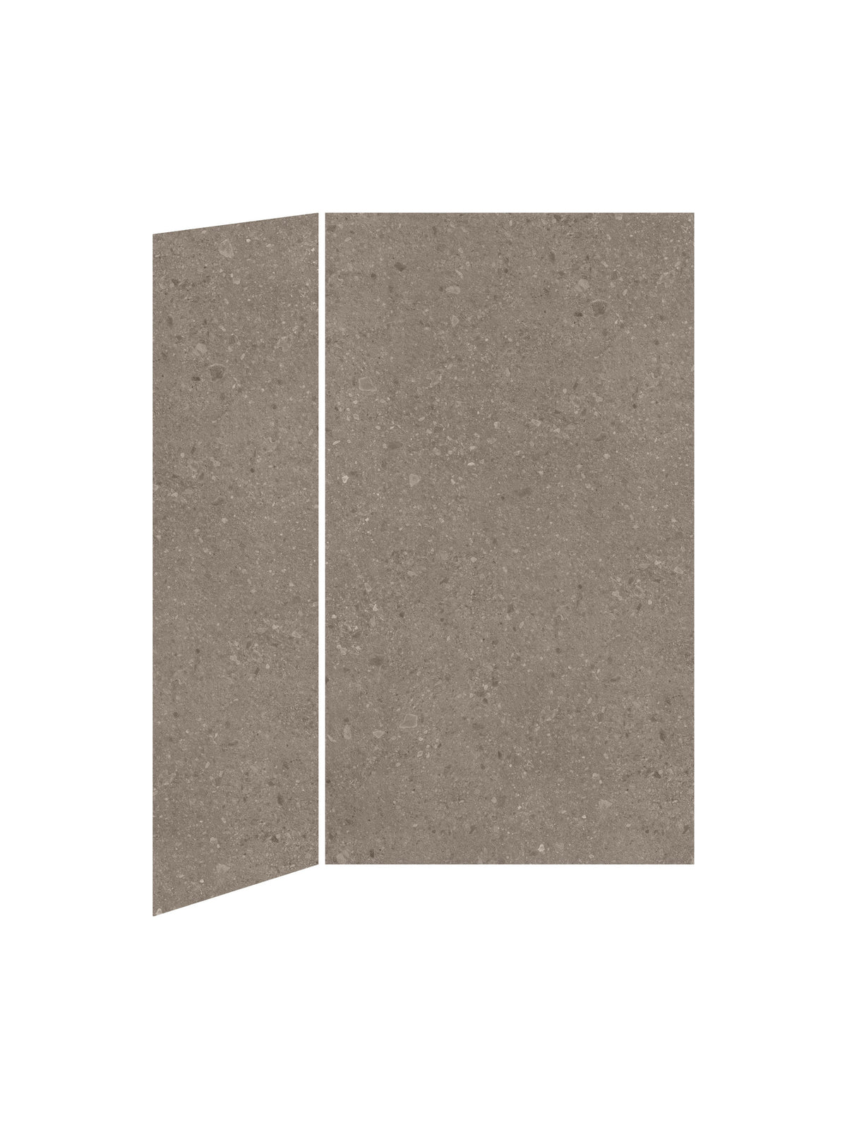 Kalia 60x36 Minerals #530 60x36 2-Panel 96'' Shower Wall Kit for Corner Installation - Minerals #530 Matte WA2218-530-002