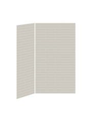Kalia 60x36 Tiles #710 60x36 2-Panel 96'' Shower Wall Kit for Corner Installation - Tiles #710 Matte WA2218-710-002