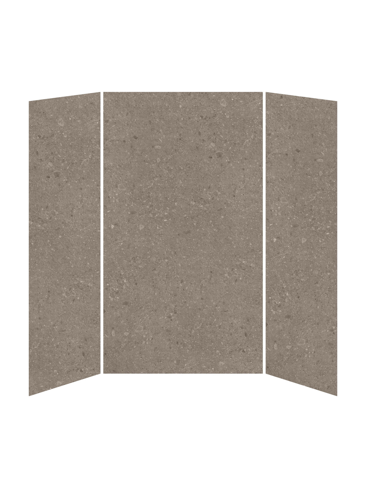 Kalia 36x48x36 Minerals #530 48x36 3-Panel 96'' Shower Wall Kit for Alcove Installation - Minerals #530 Matte WA2220-530-002