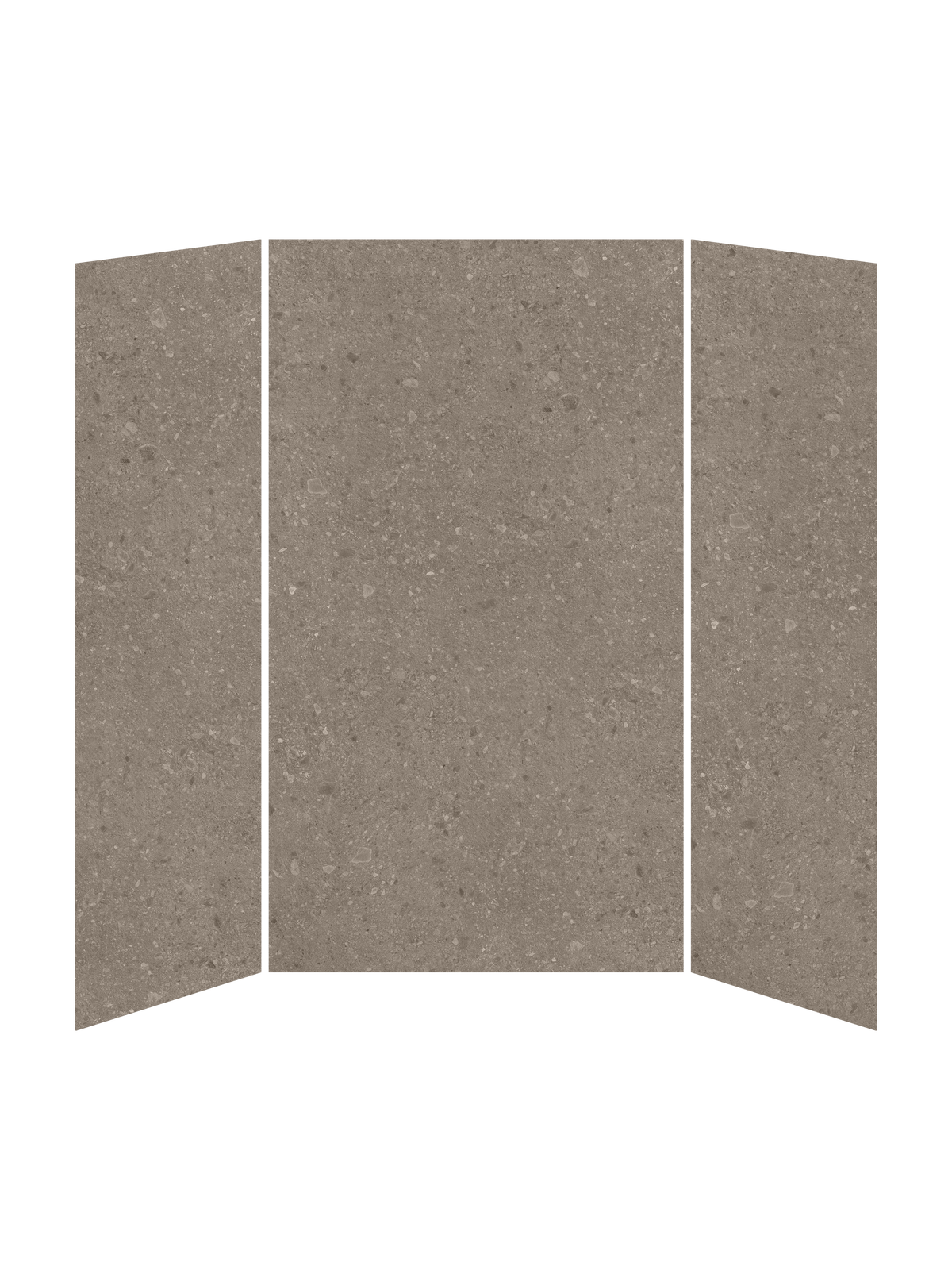 Kalia 36x60x36 Minerals #530 60x36 3-Panel 96'' Shower Wall Kit for Alcove Installation - Minerals #530 Matte WA2221-530-002