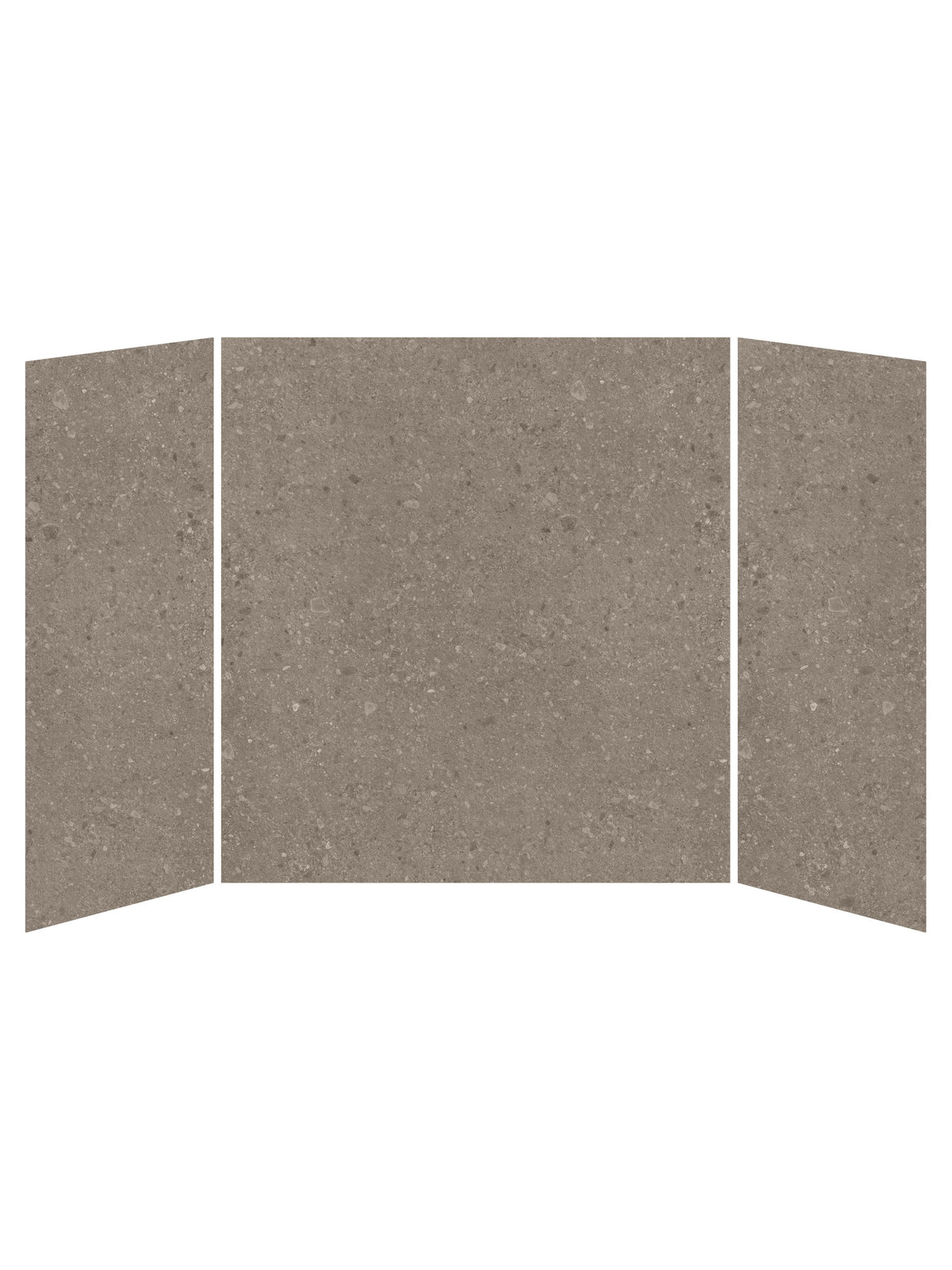 Kalia 32x60x32 Minerals #530 60x32 3-Panel 77'' Bath Shower Wall Kit - Minerals #530 Matte WA2223-530-002