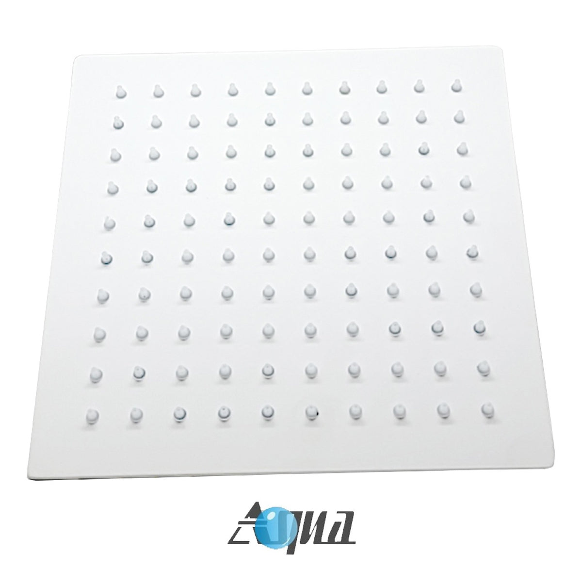 Kube Bath Aqua Piazza Brass Shower Set with 8" Square Rain Shower and Handheld - White (WH-WR200HH2V) view 4