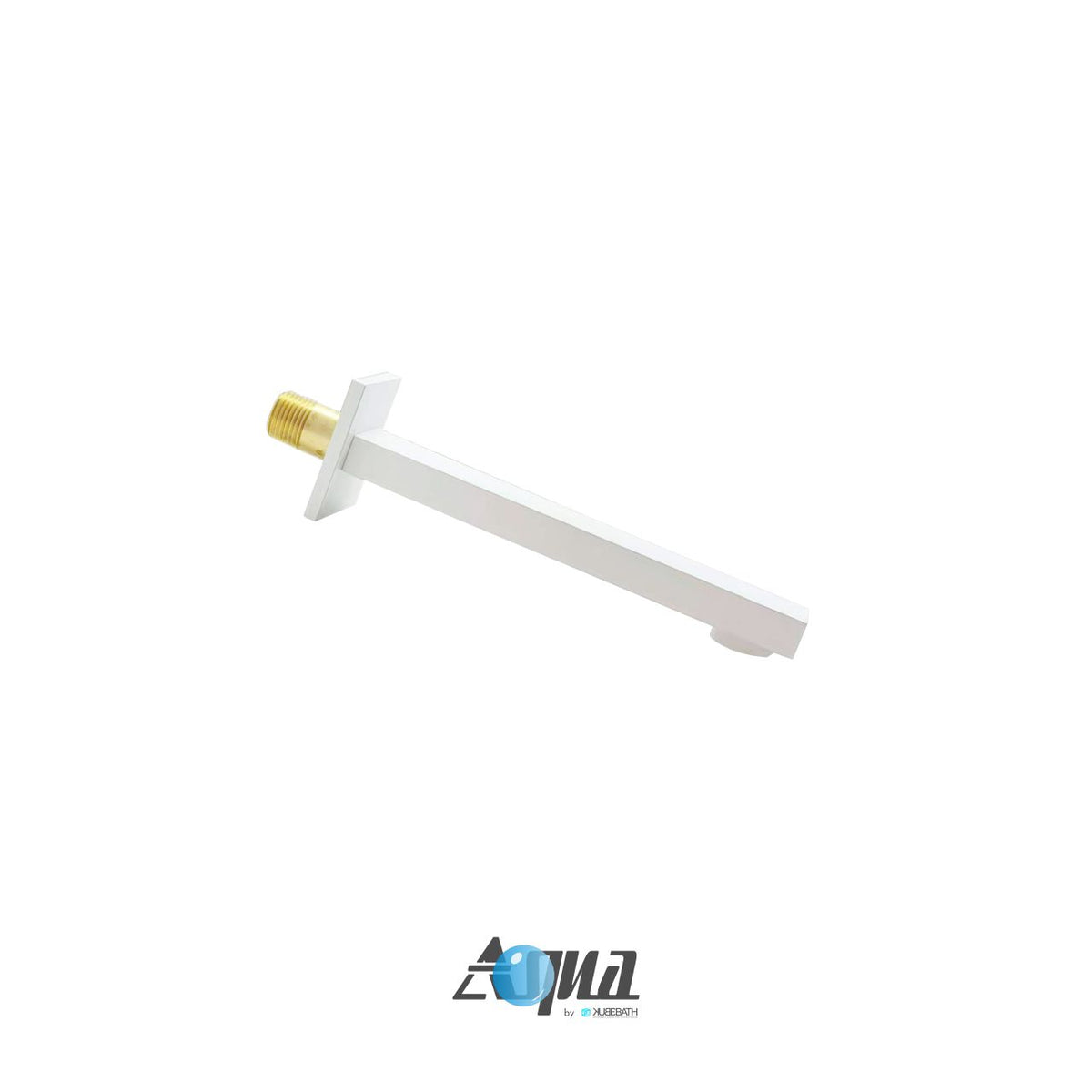 Kube Bath Aqua Piazza by KubeBath 7" Long Tub Filler Spout With Aerator - White (WH-ASTF147)