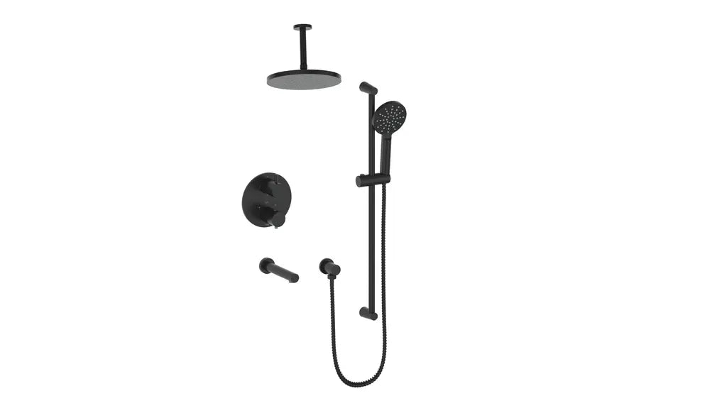 WORGL 3-WAY TH SHOWER KIT WITH 6" CEILING ARM N/A - Plumbing Market