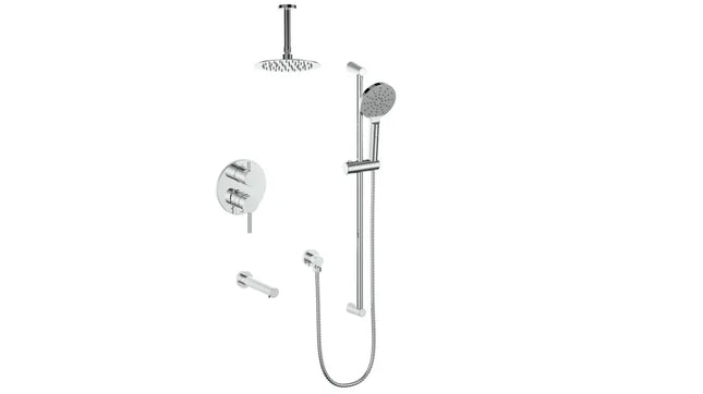 WORGL TRIM FOR 3-WAY PB SHOWER KIT WITH 6" CEILING ARM N/A - Plumbing Market