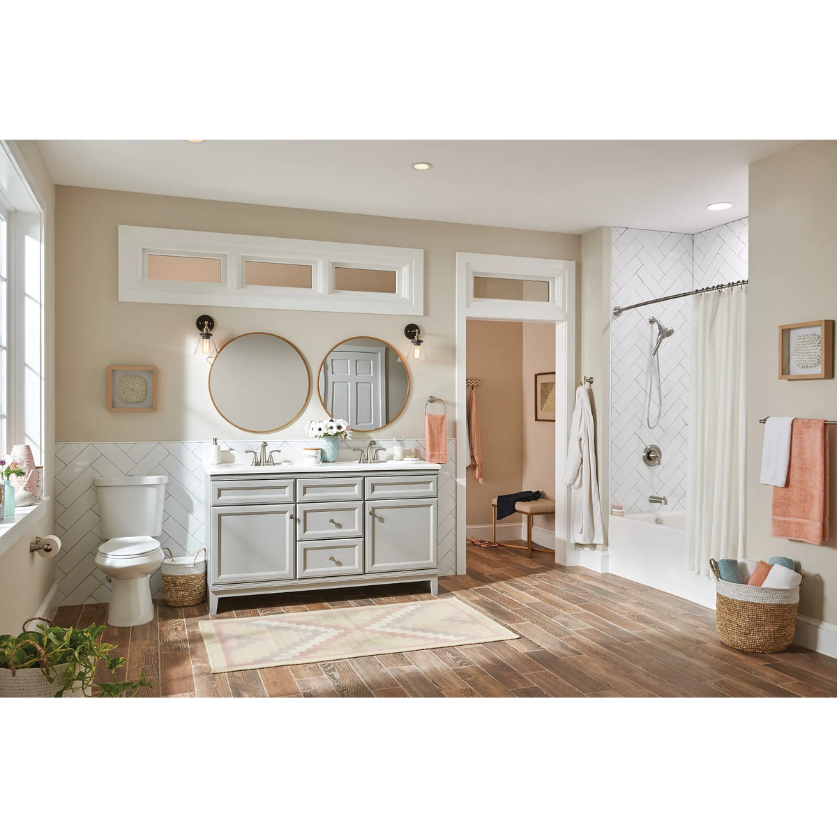 Moen Tiffin Posi-Temp Tub/Shower 82879 in Spot Resist Brushed Nickel (82879SRN) - view 4