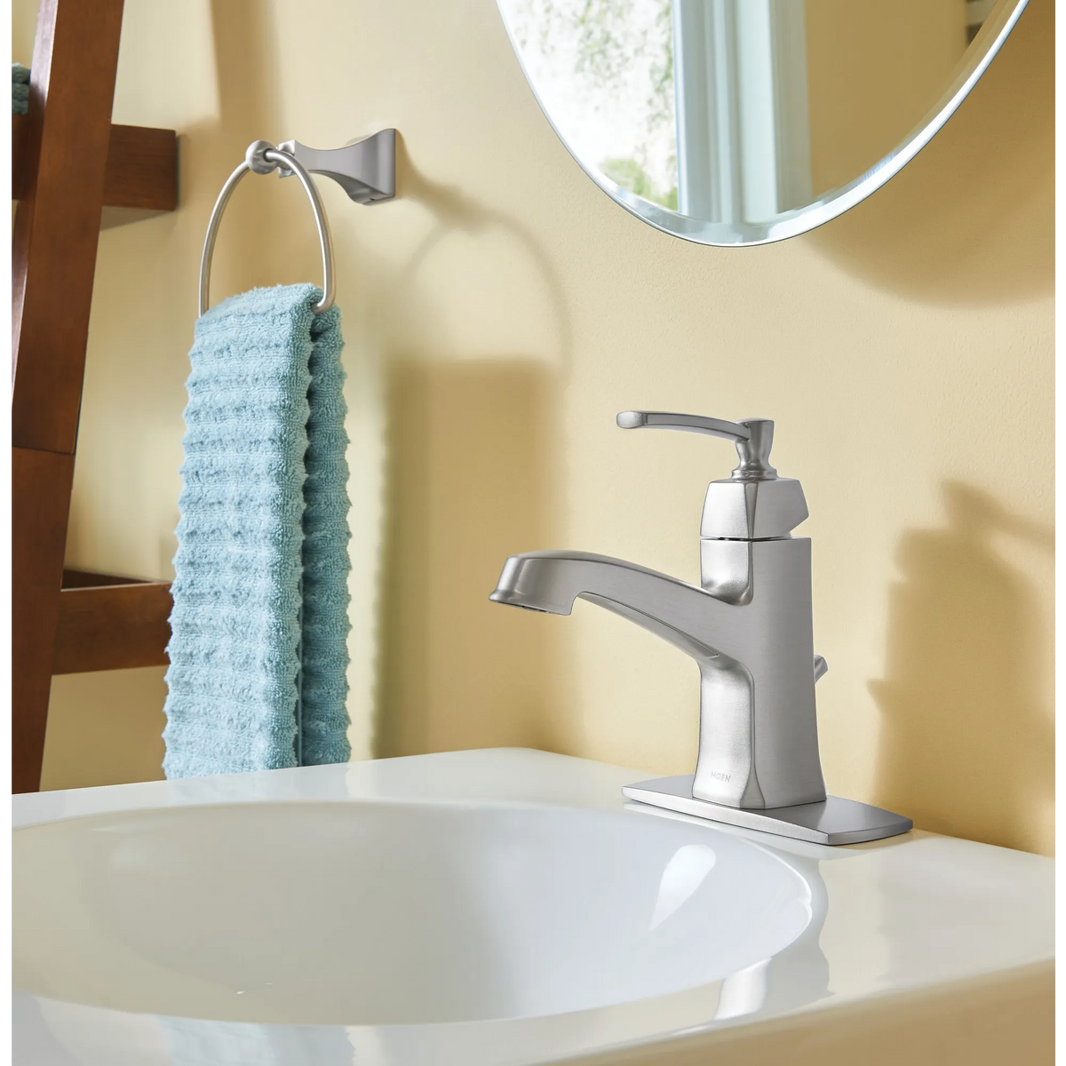 Moen Retreat Towel Ring DN8386 in Brushed Nickel (DN8386BN) - view 6