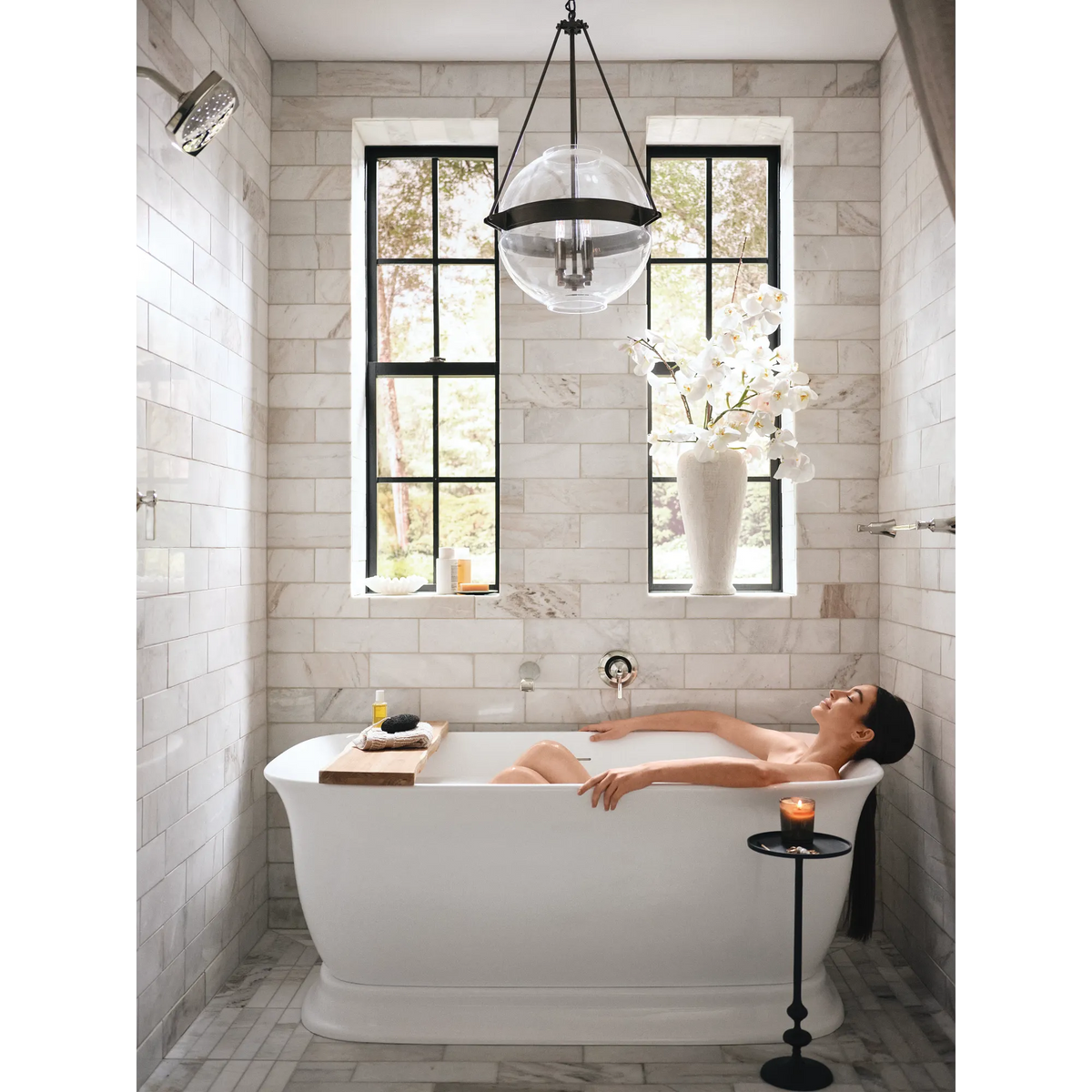 Moen Flara Single-Handle Non-Diverter Wall-Mount Tub Filler WTS921 in Polished Nickel (WTS921NL) - view 6