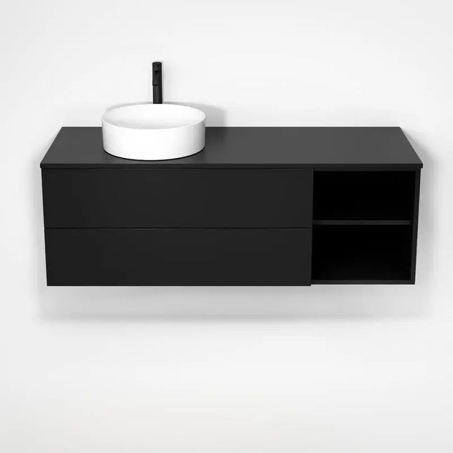 Rubi Haus Cabinet/Laminate Top/Without Legs Set Mbk RHS1400LK01MBK - Plumbing Market