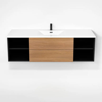Rubi Haus Cabinet/Basin/Without Legs Set Mbk+No RHS1600K02MBK-NO - Plumbing Market